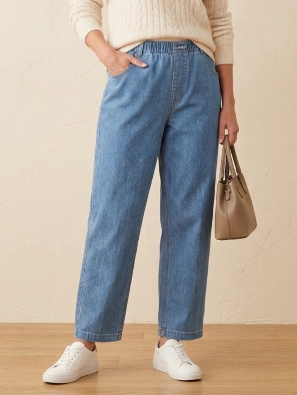 Haband Casual Joe    Straight-Leg Women’s Jeans 69% cotton, 49%polyeste. Size 14